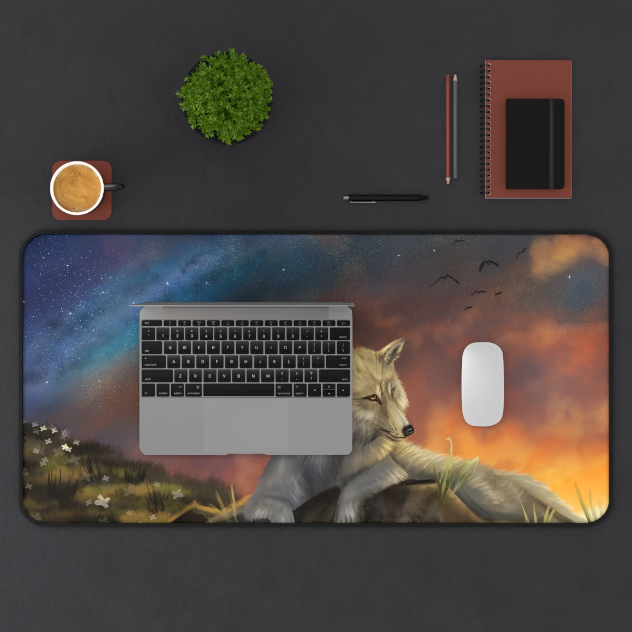 SKY Wolf 16x32 Mouse Pad Desk Mat