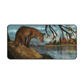 Autumn Fox Lake 16x32 Mouse Pad Desk Mat