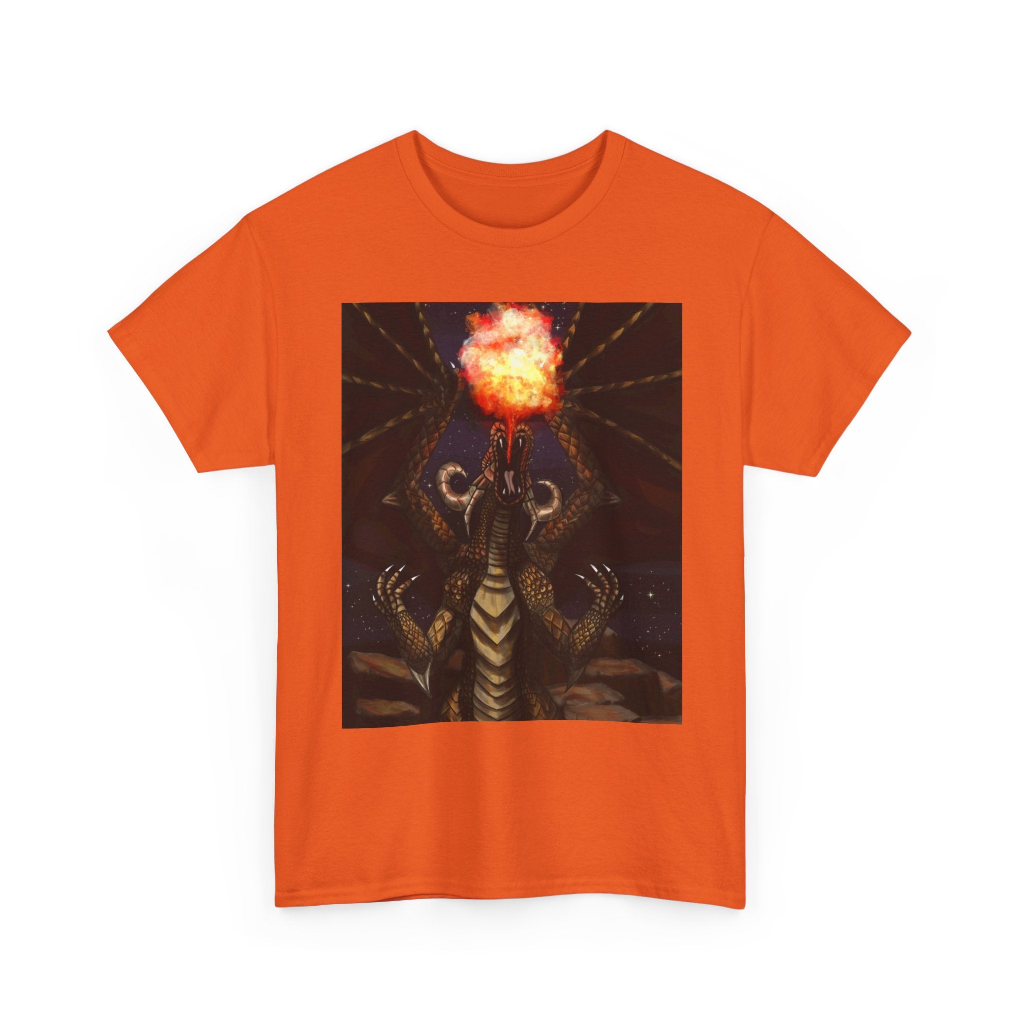 Earth Dragon heavy Unisex Adult Cotton Tee
