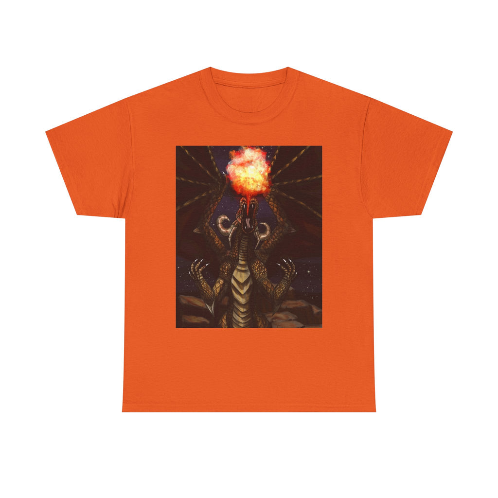 Earth Dragon heavy Unisex Adult Cotton Tee