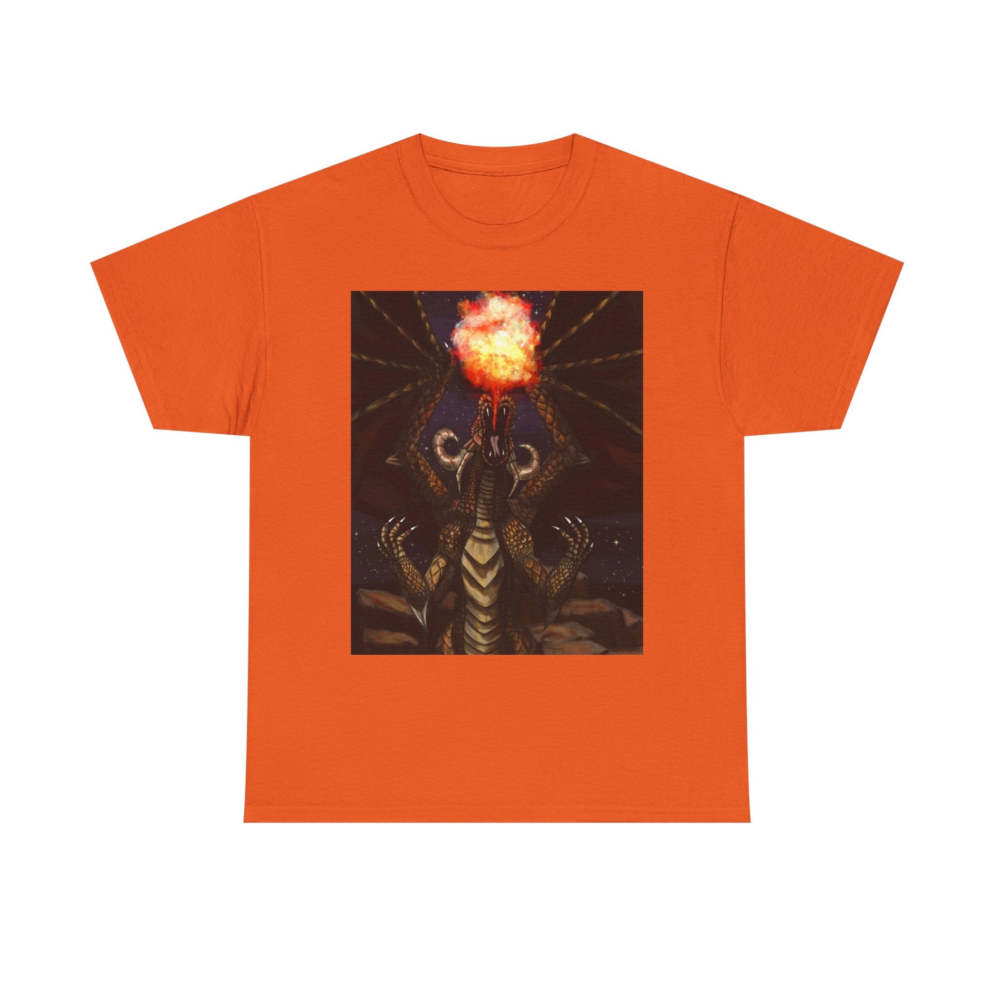 Earth Dragon heavy Unisex Adult Cotton Tee