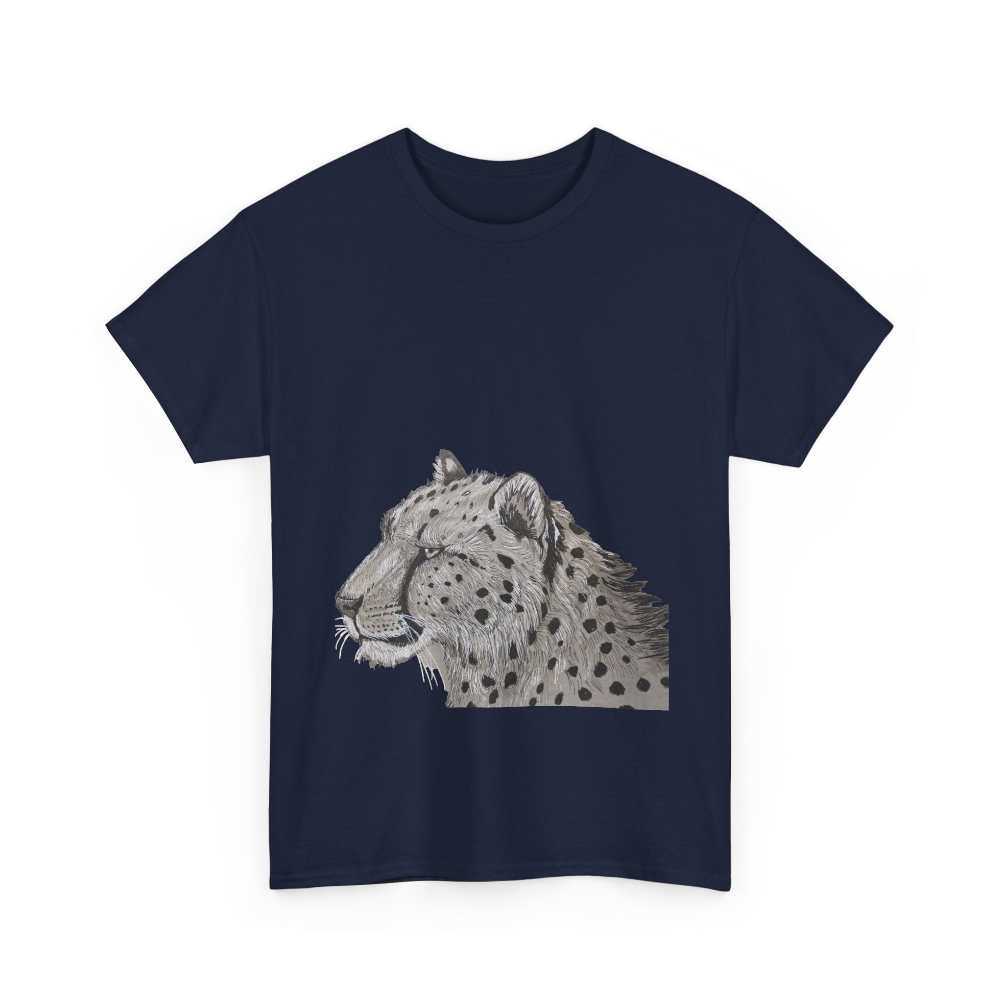 Cheetah heavy Unisex Adult Cotton Tee