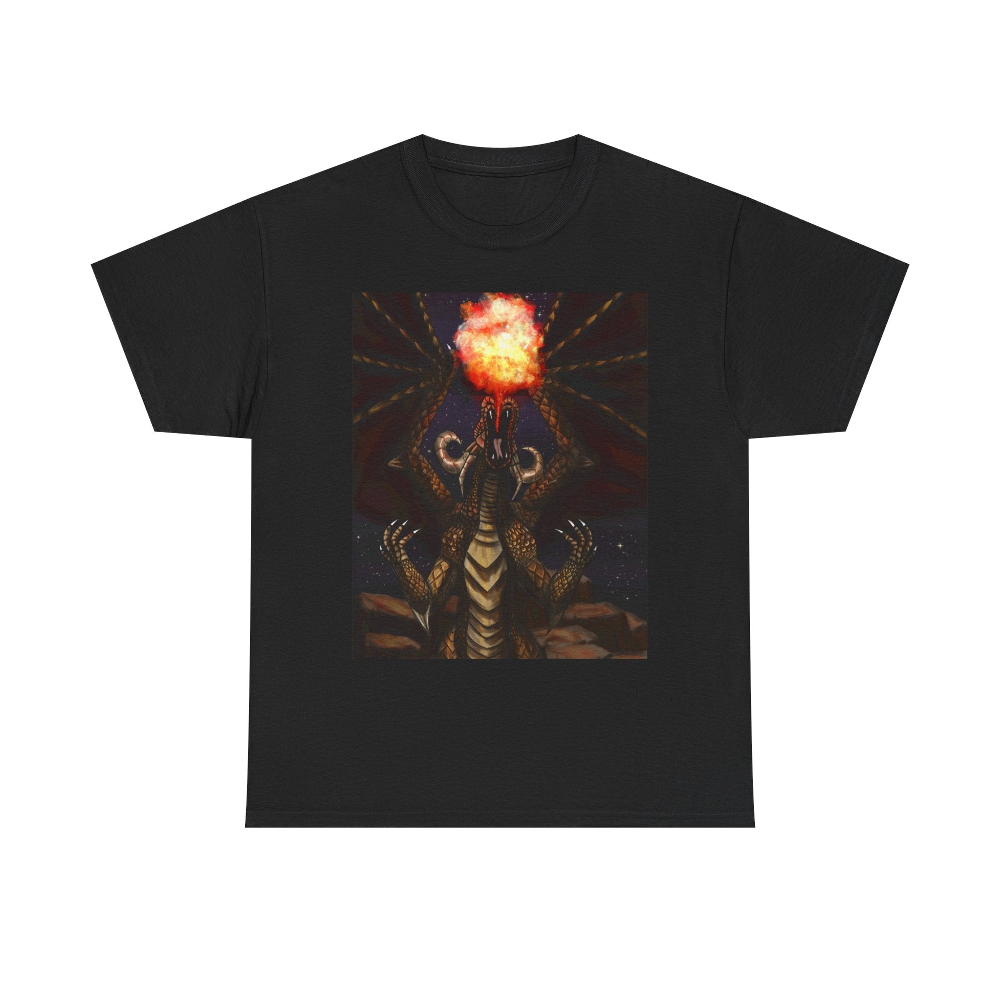 Earth Dragon heavy Unisex Adult Cotton Tee