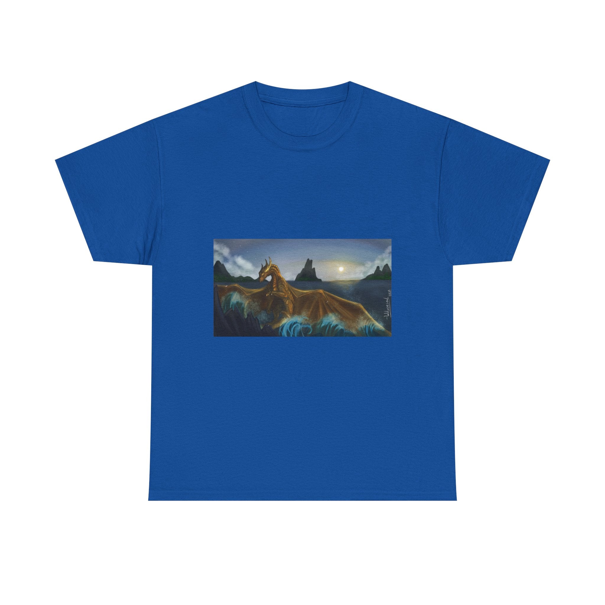 Water Dragon heavy Unisex Adult Cotton Tee