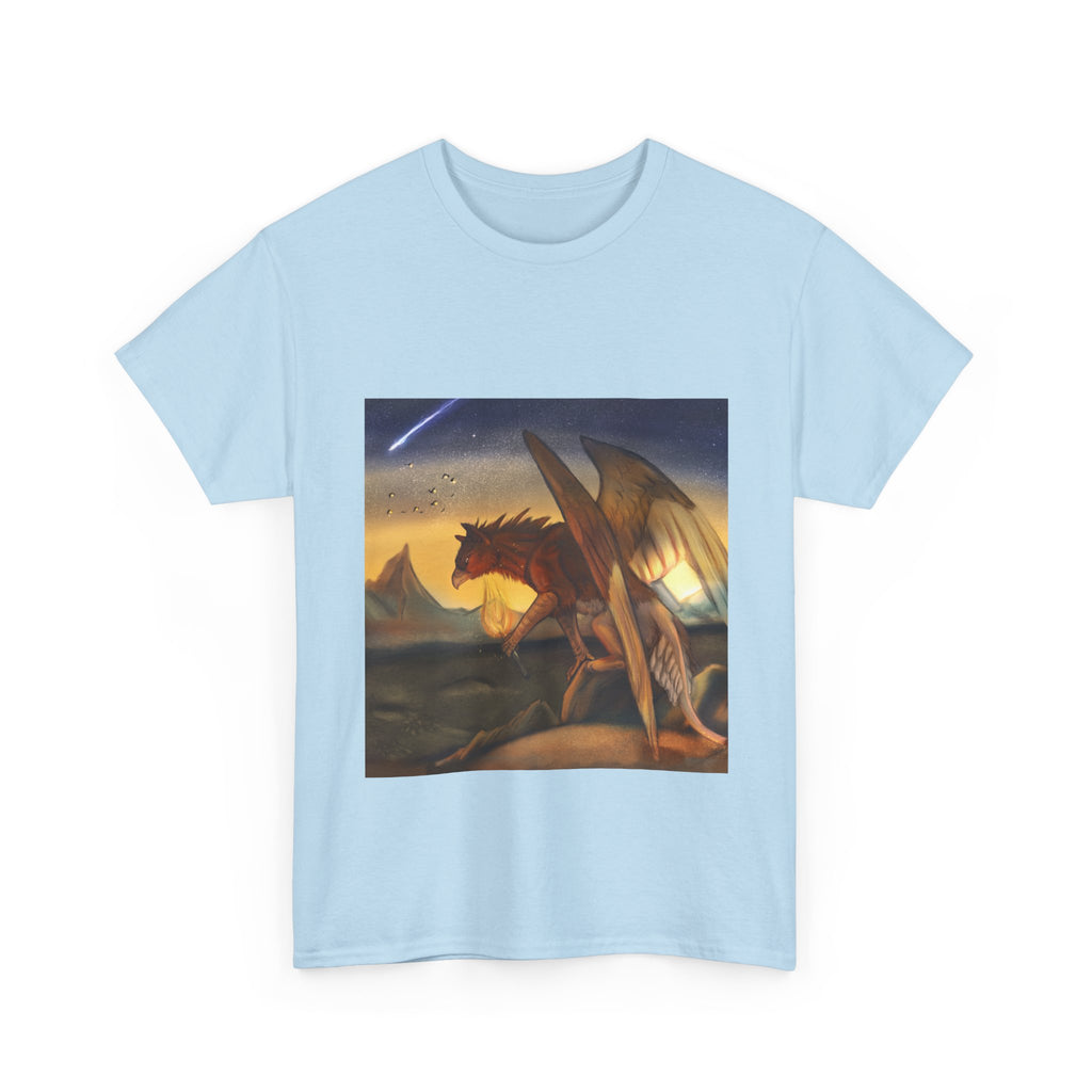Cliff Gryphon  heavy Unisex Adult Cotton Tee