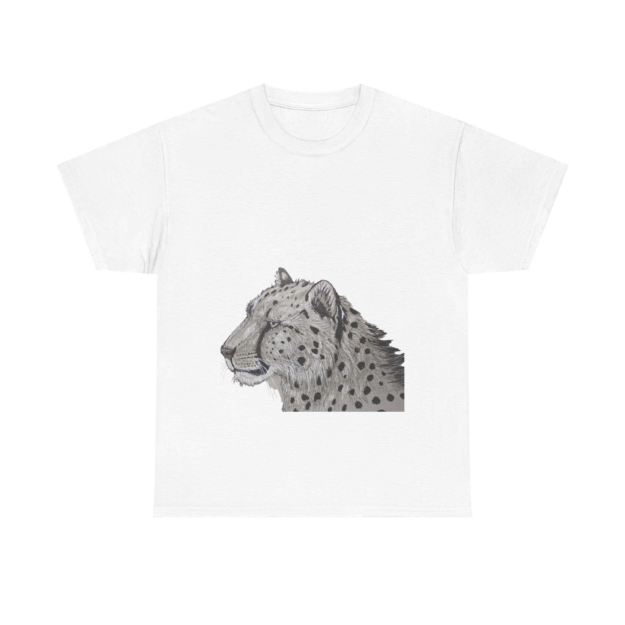 Cheetah heavy Unisex Adult Cotton Tee
