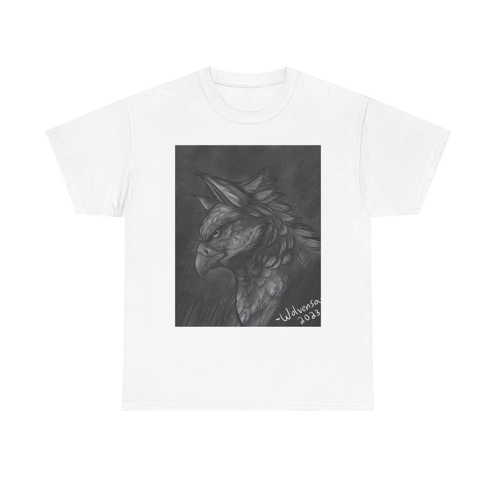 Gryphon BW heavy Unisex Adult Cotton Tee