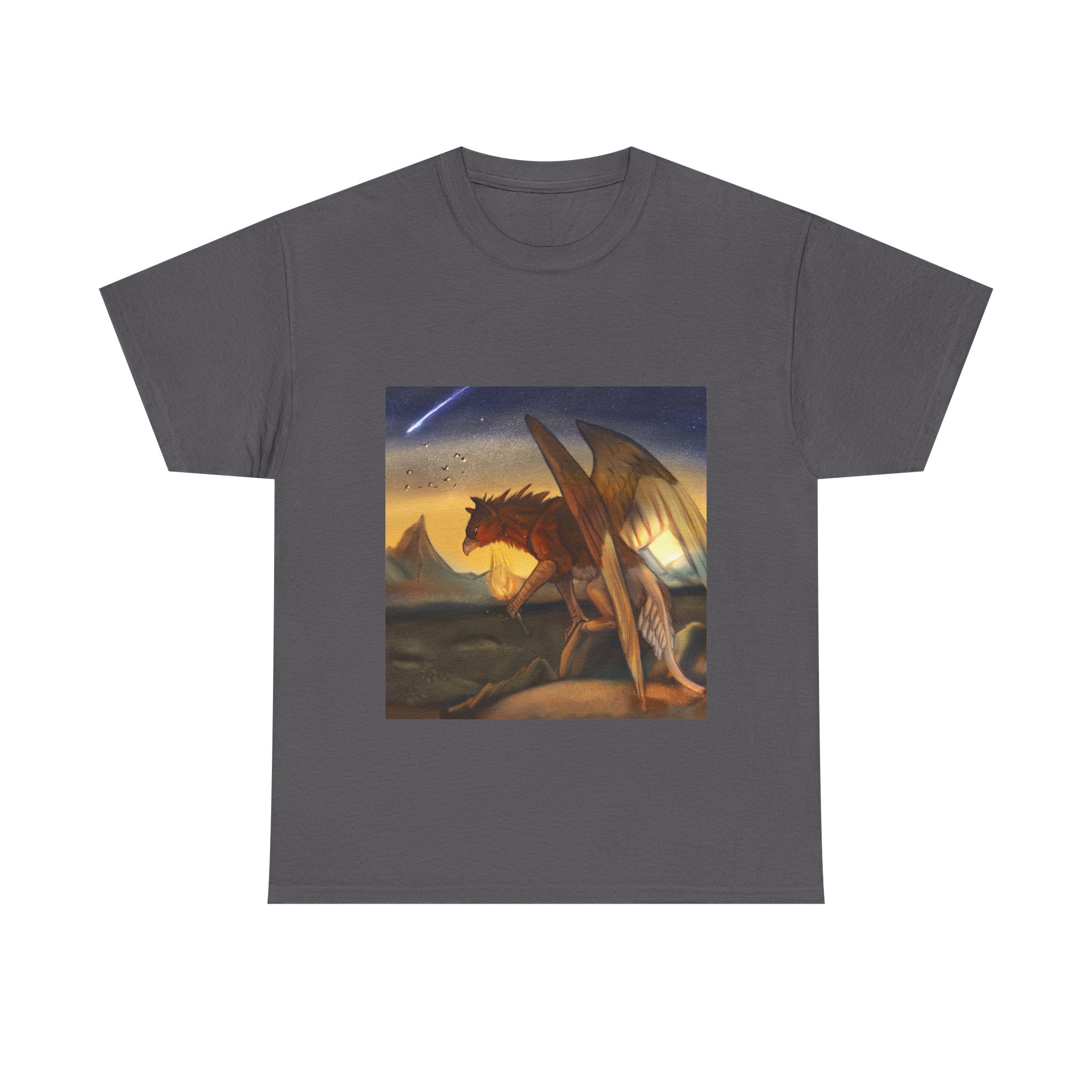 Cliff Gryphon  heavy Unisex Adult Cotton Tee