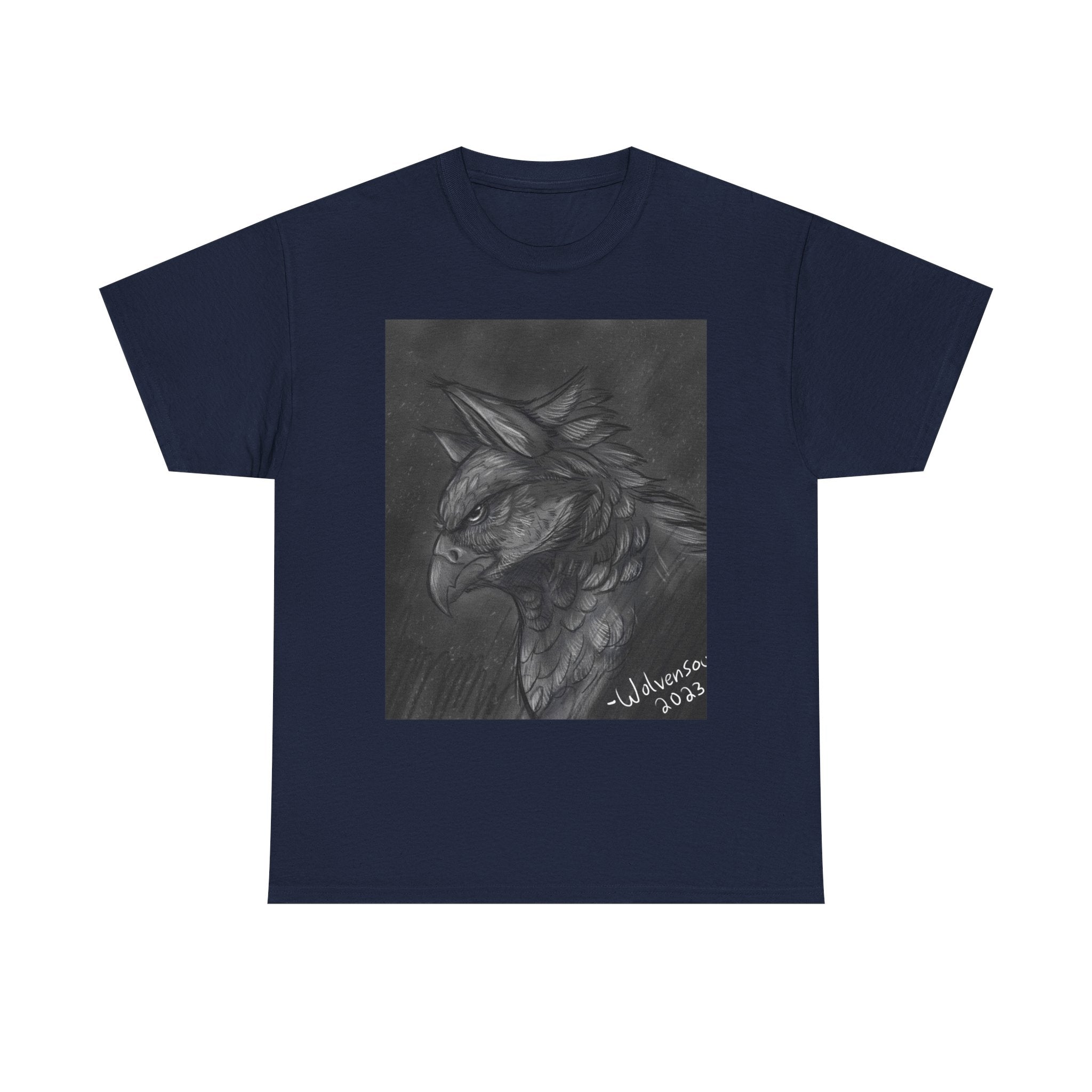 Gryphon BW heavy Unisex Adult Cotton Tee
