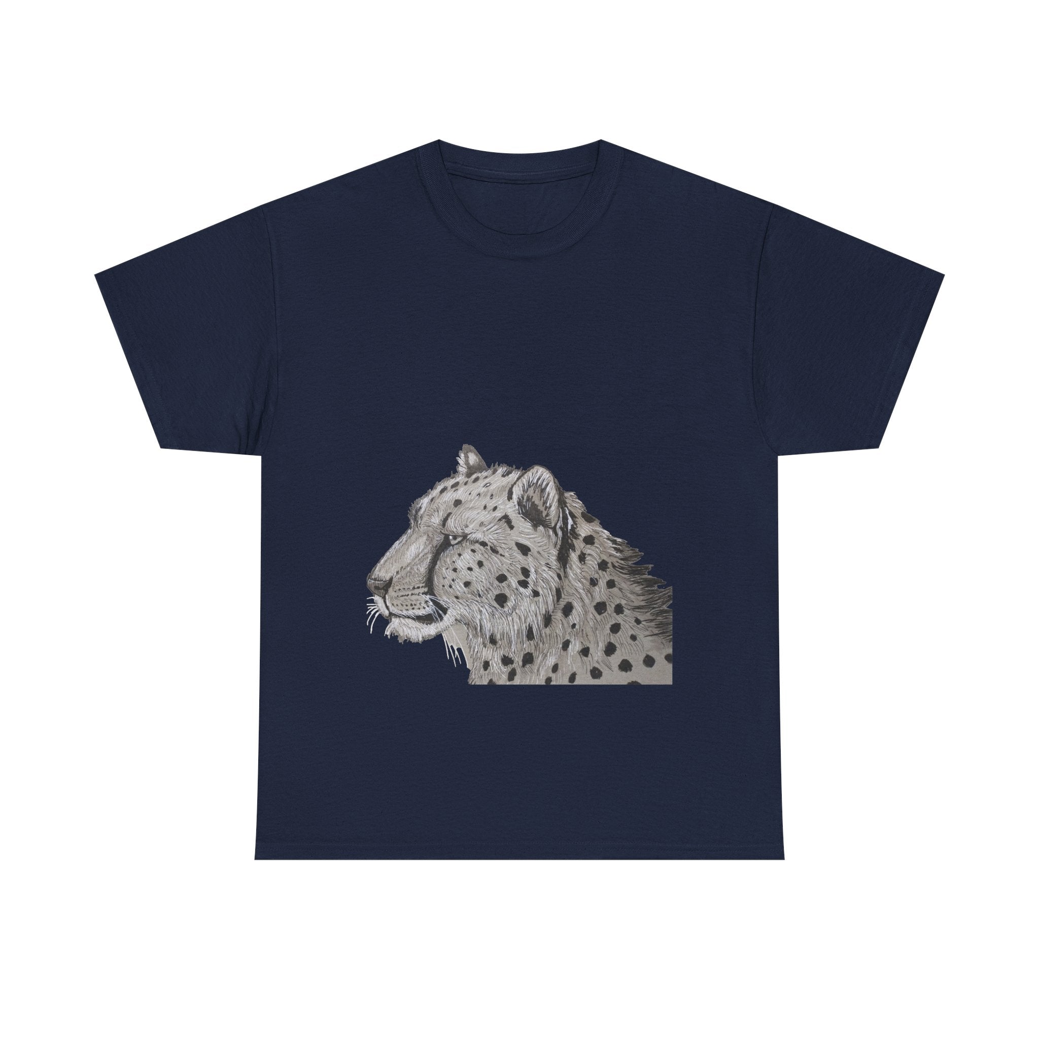 Cheetah heavy Unisex Adult Cotton Tee