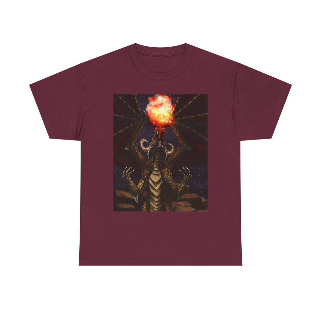 Earth Dragon heavy Unisex Adult Cotton Tee