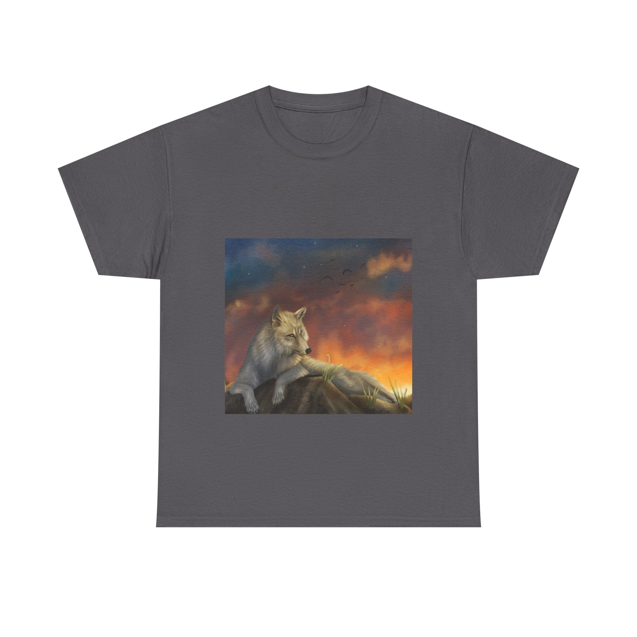 SkyWolf  heavy Unisex Adult Cotton Tee