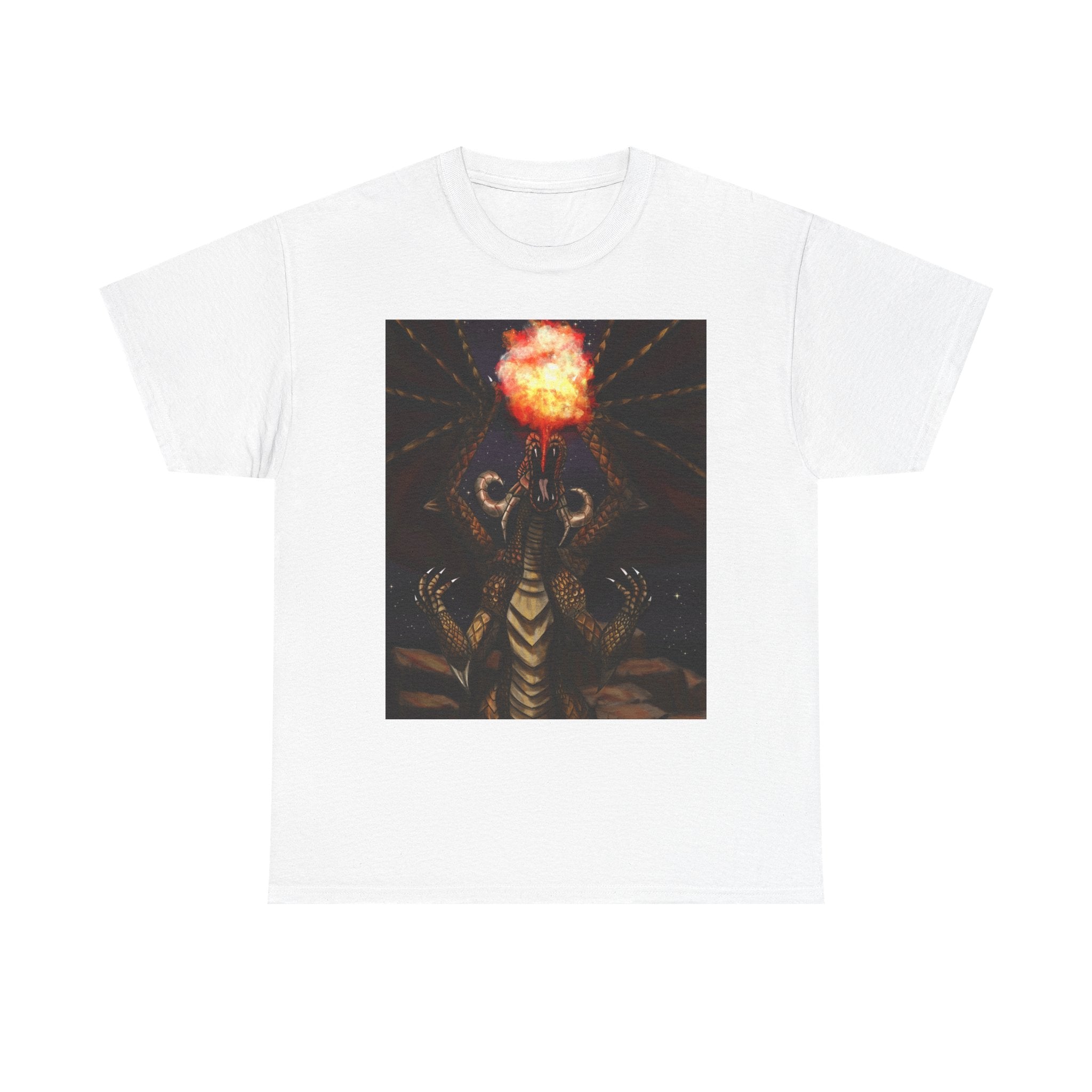 Earth Dragon heavy Unisex Adult Cotton Tee
