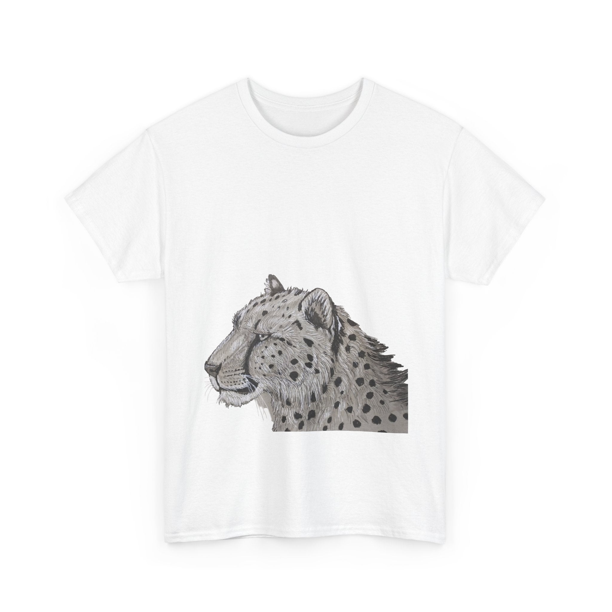 Cheetah heavy Unisex Adult Cotton Tee