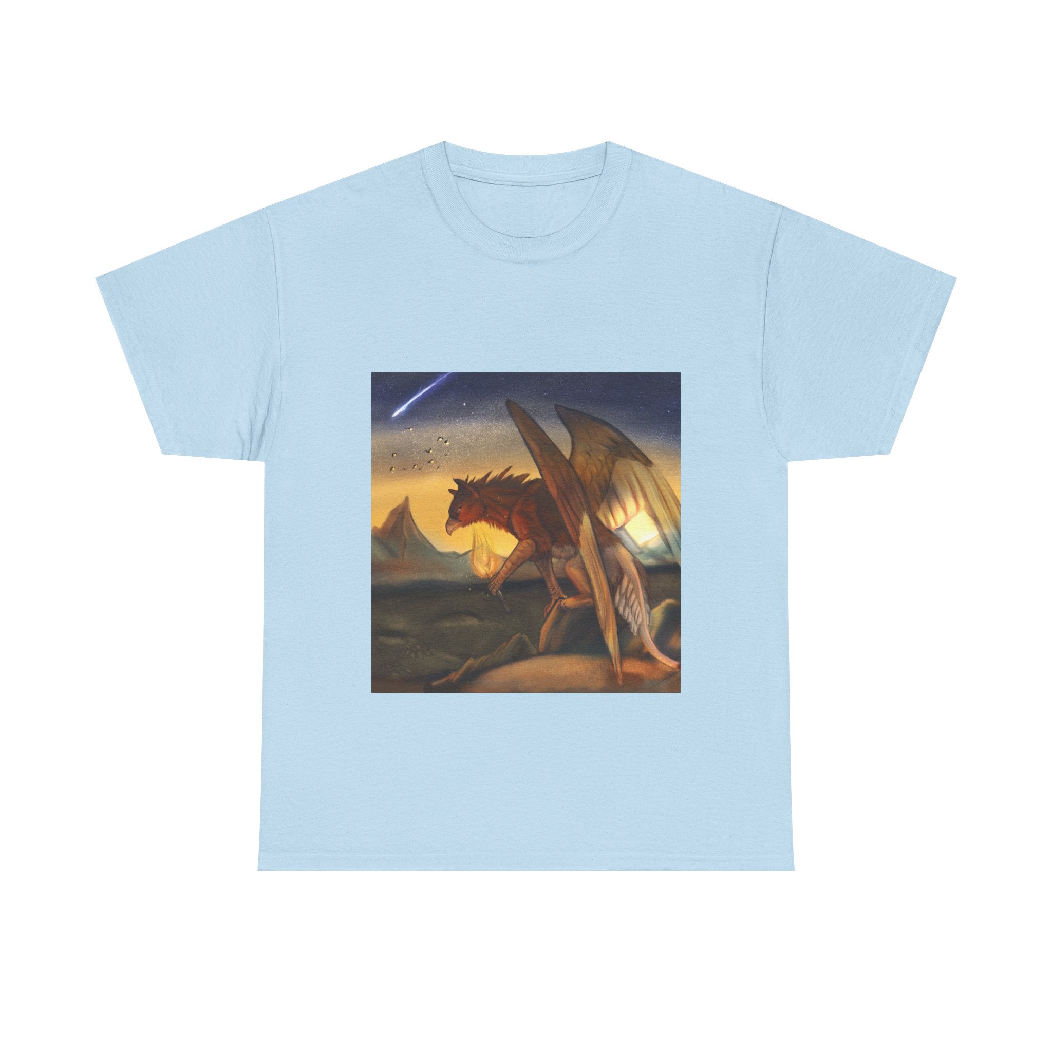 Cliff Gryphon  heavy Unisex Adult Cotton Tee