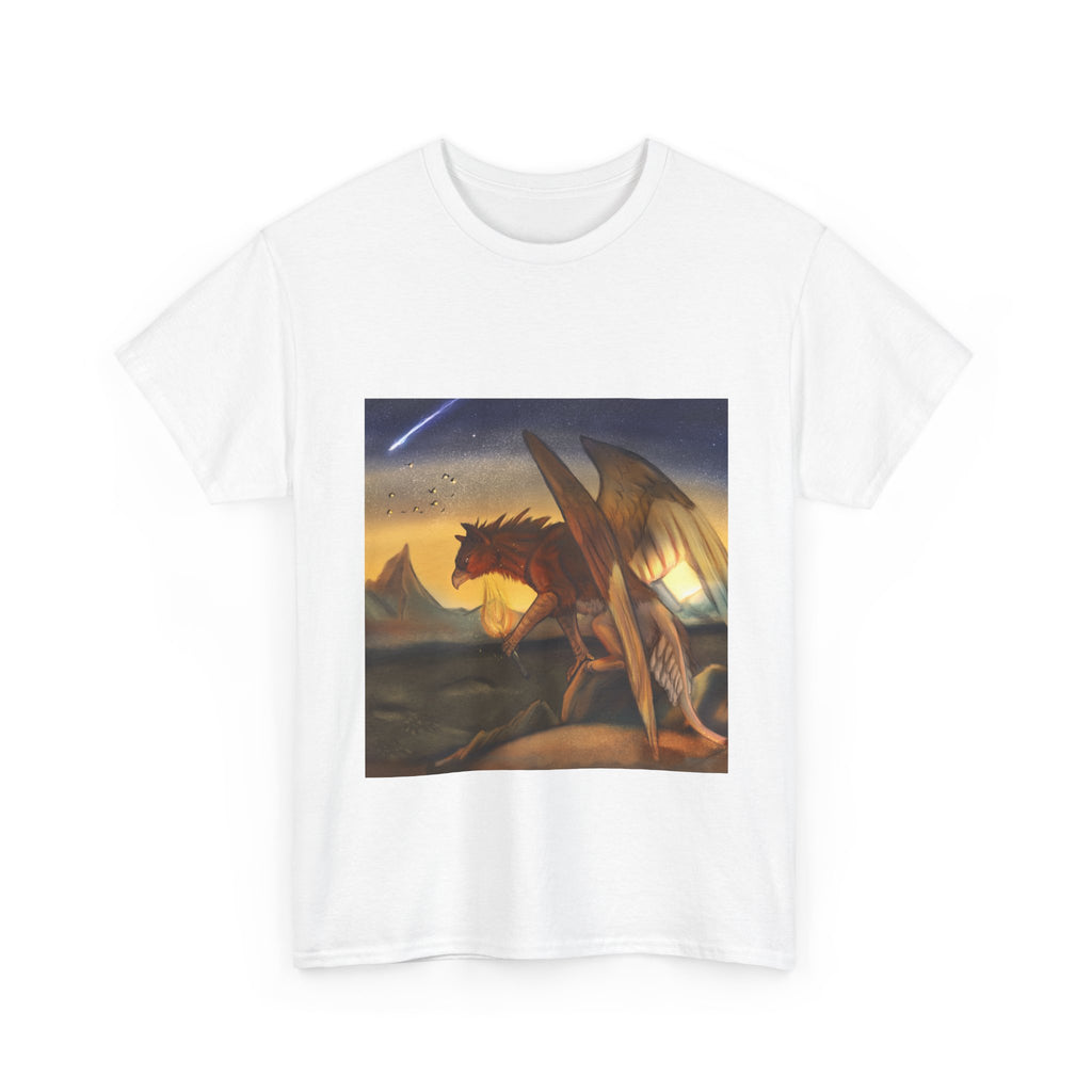 Cliff Gryphon  heavy Unisex Adult Cotton Tee