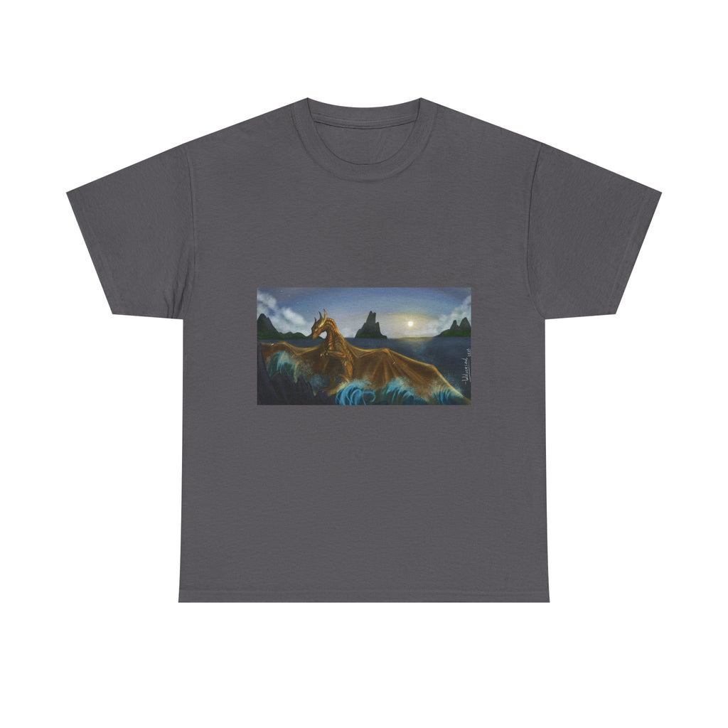 Water Dragon heavy Unisex Adult Cotton Tee