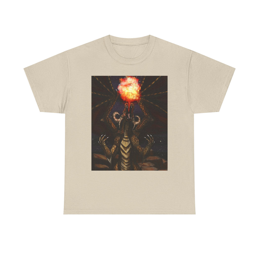 Earth Dragon heavy Unisex Adult Cotton Tee
