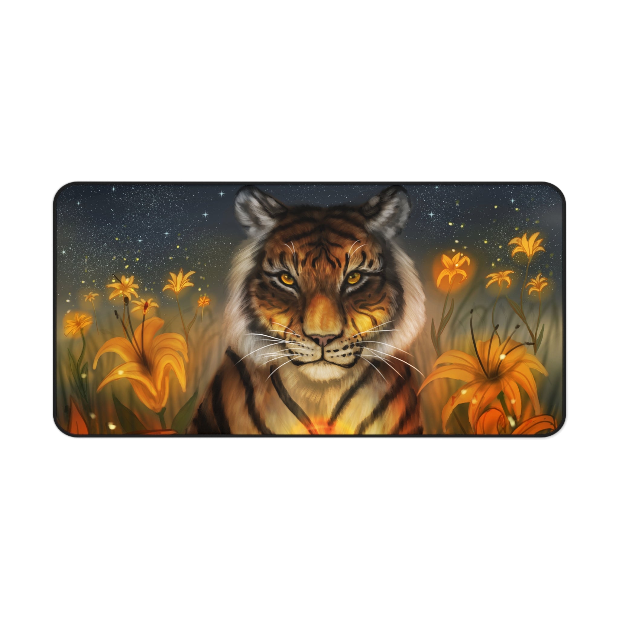 Tiger Lilies 16x32 Mouse Pad Desk Mat