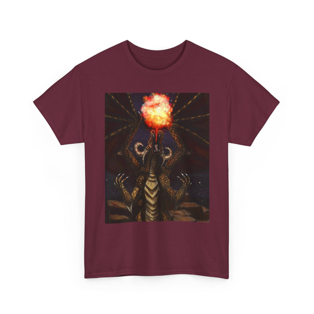 Earth Dragon heavy Unisex Adult Cotton Tee