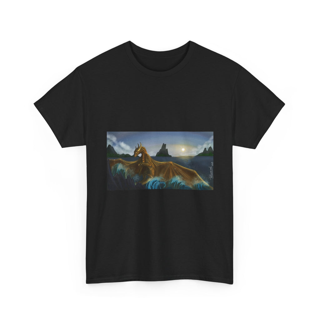 Water Dragon heavy Unisex Adult Cotton Tee
