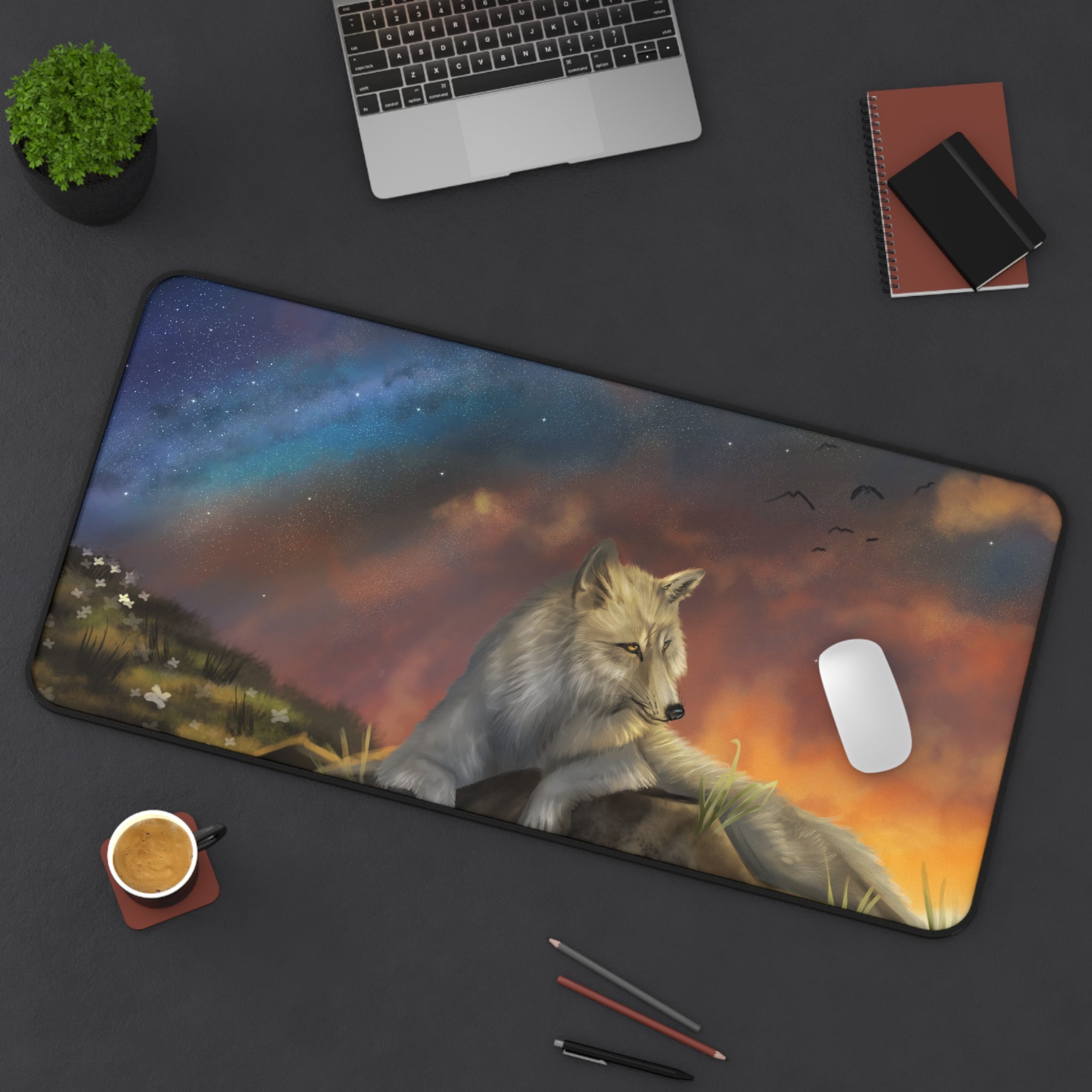 SKY Wolf 16x32 Mouse Pad Desk Mat