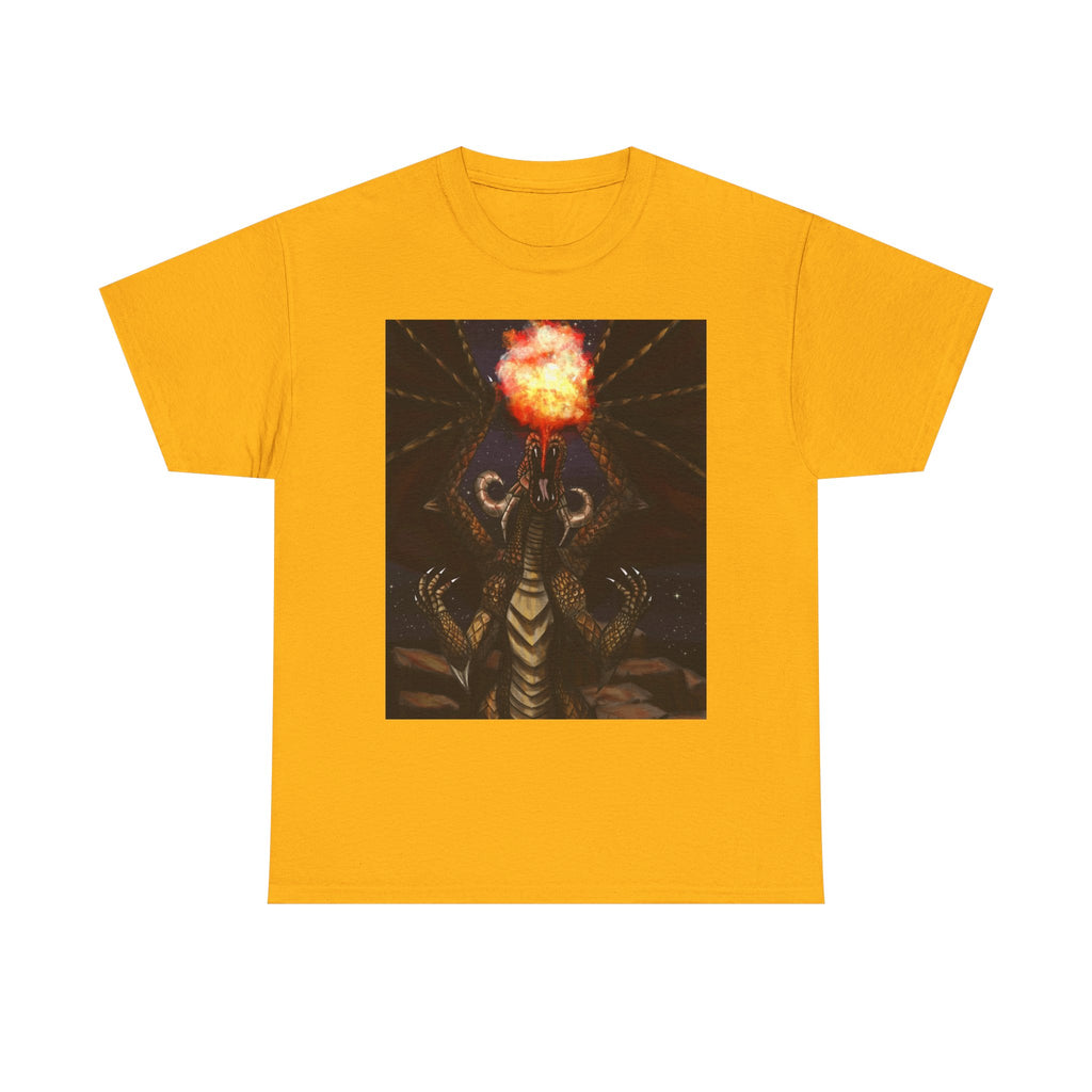 Earth Dragon heavy Unisex Adult Cotton Tee