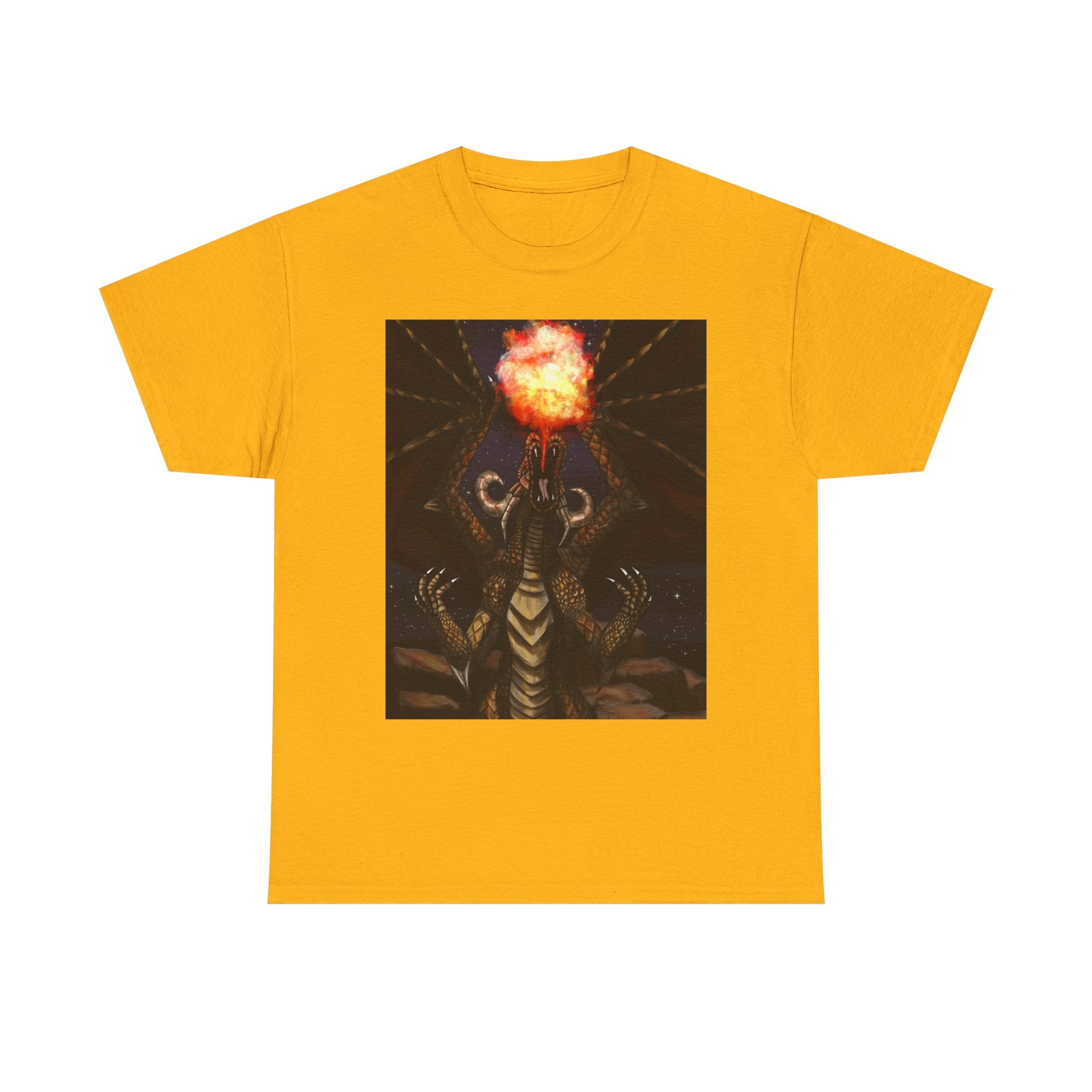 Earth Dragon heavy Unisex Adult Cotton Tee