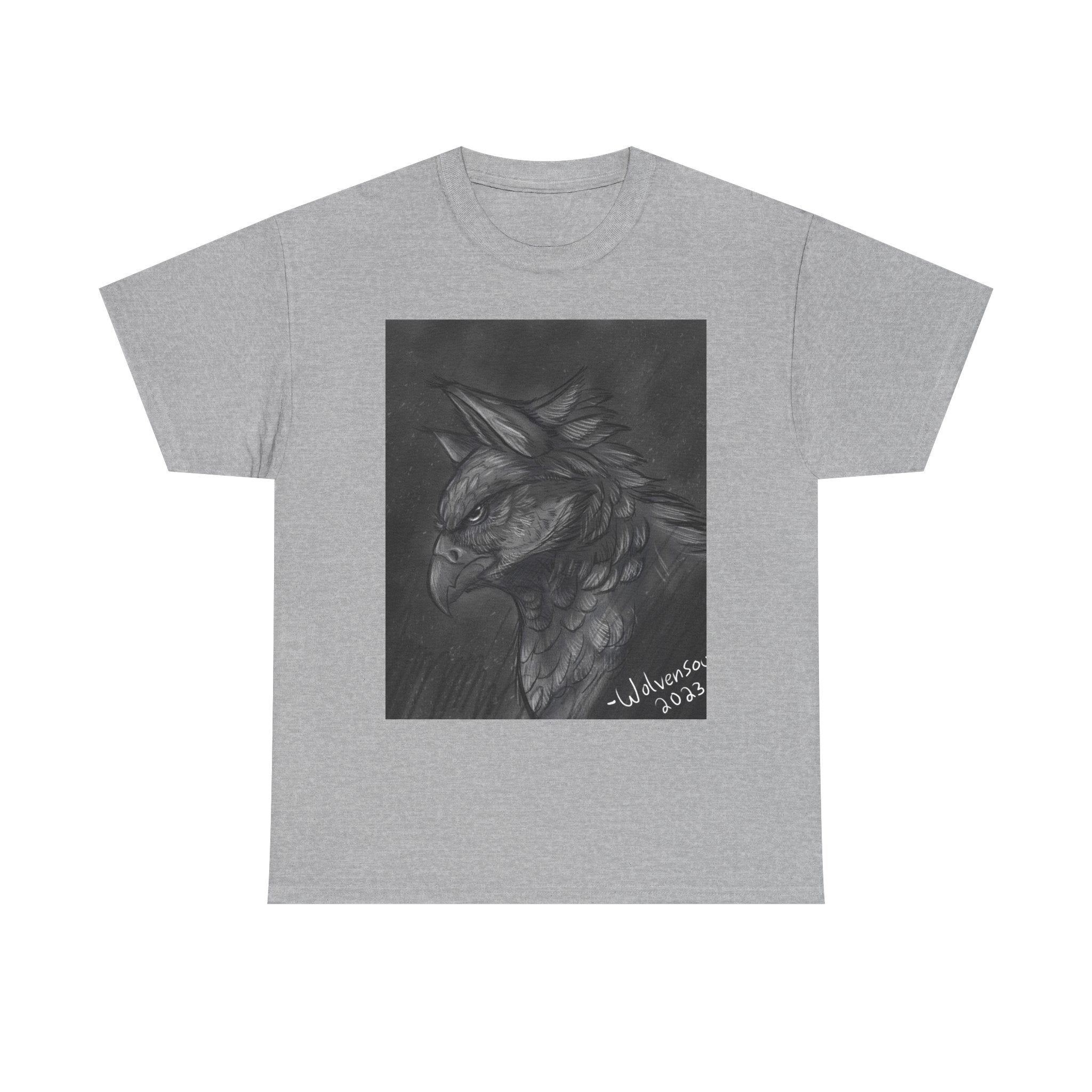 Gryphon BW heavy Unisex Adult Cotton Tee