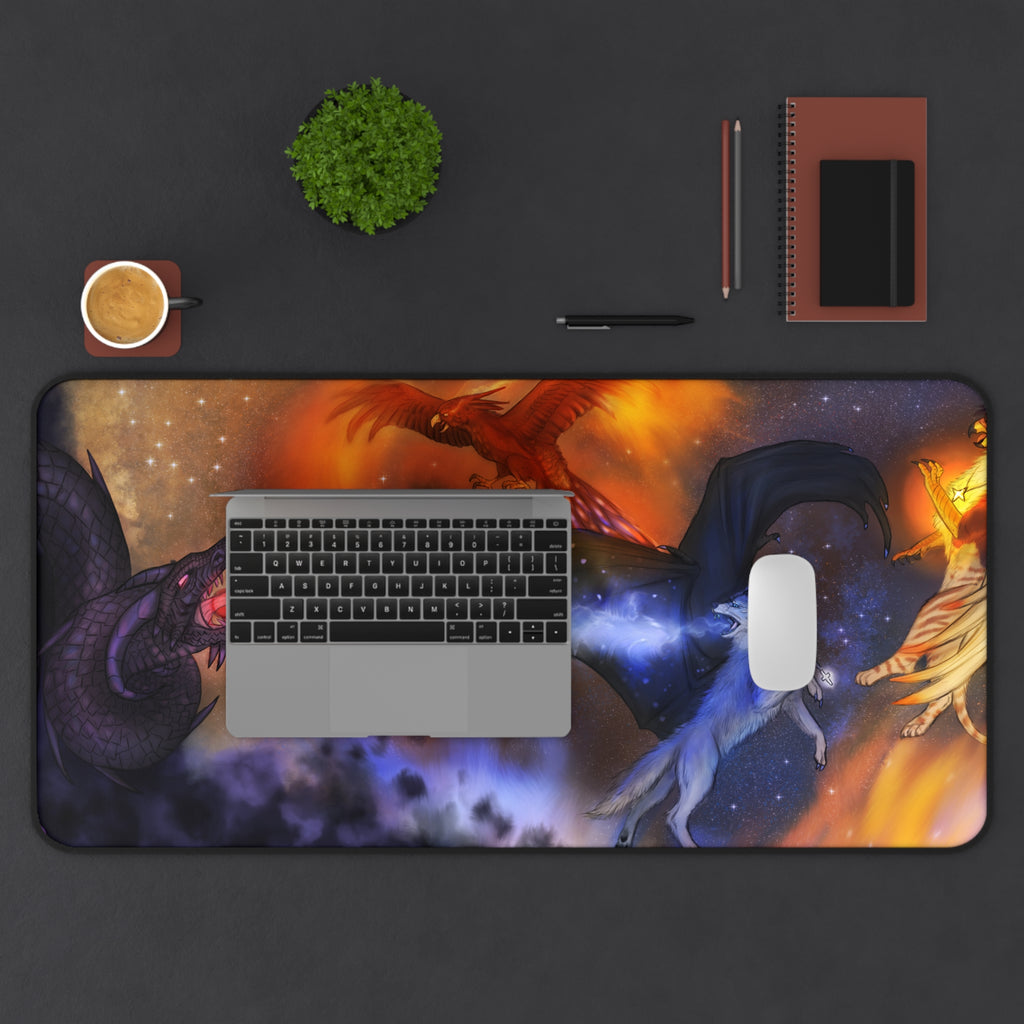 EPIC Dragon Battle 16x32 Mouse Pad Desk Mat
