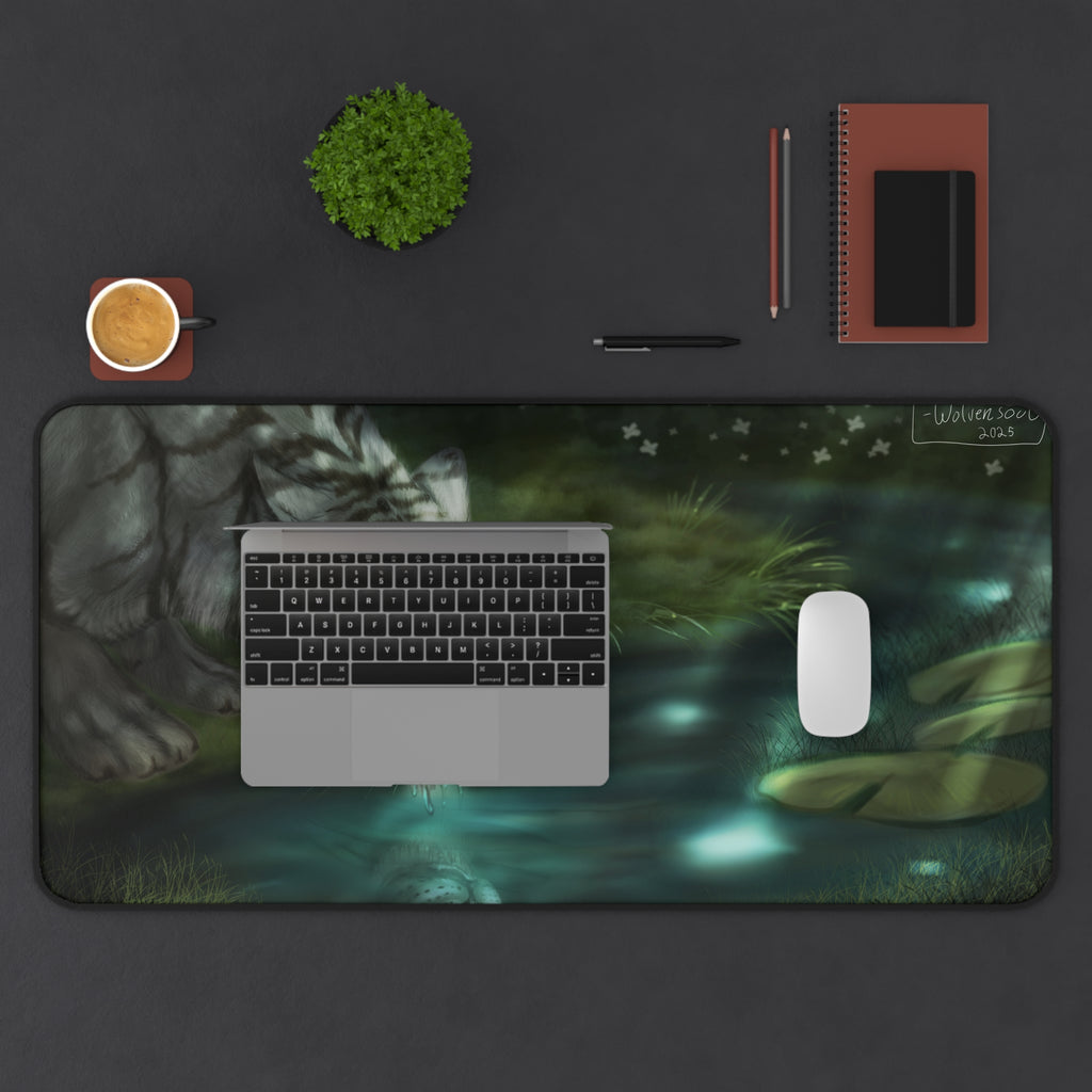 Tiger Reflection 16x32 Mouse Pad Desk Mat