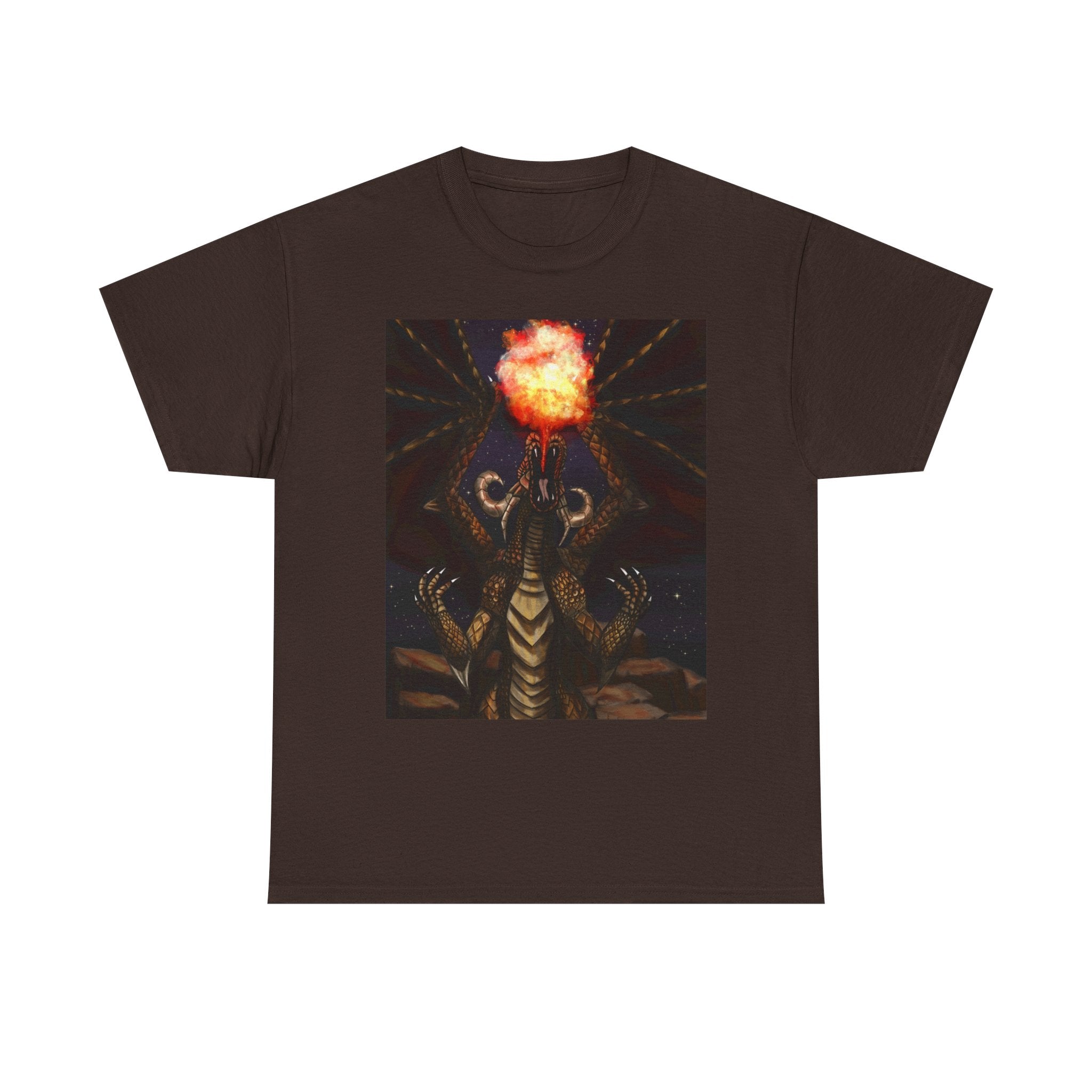 Earth Dragon heavy Unisex Adult Cotton Tee