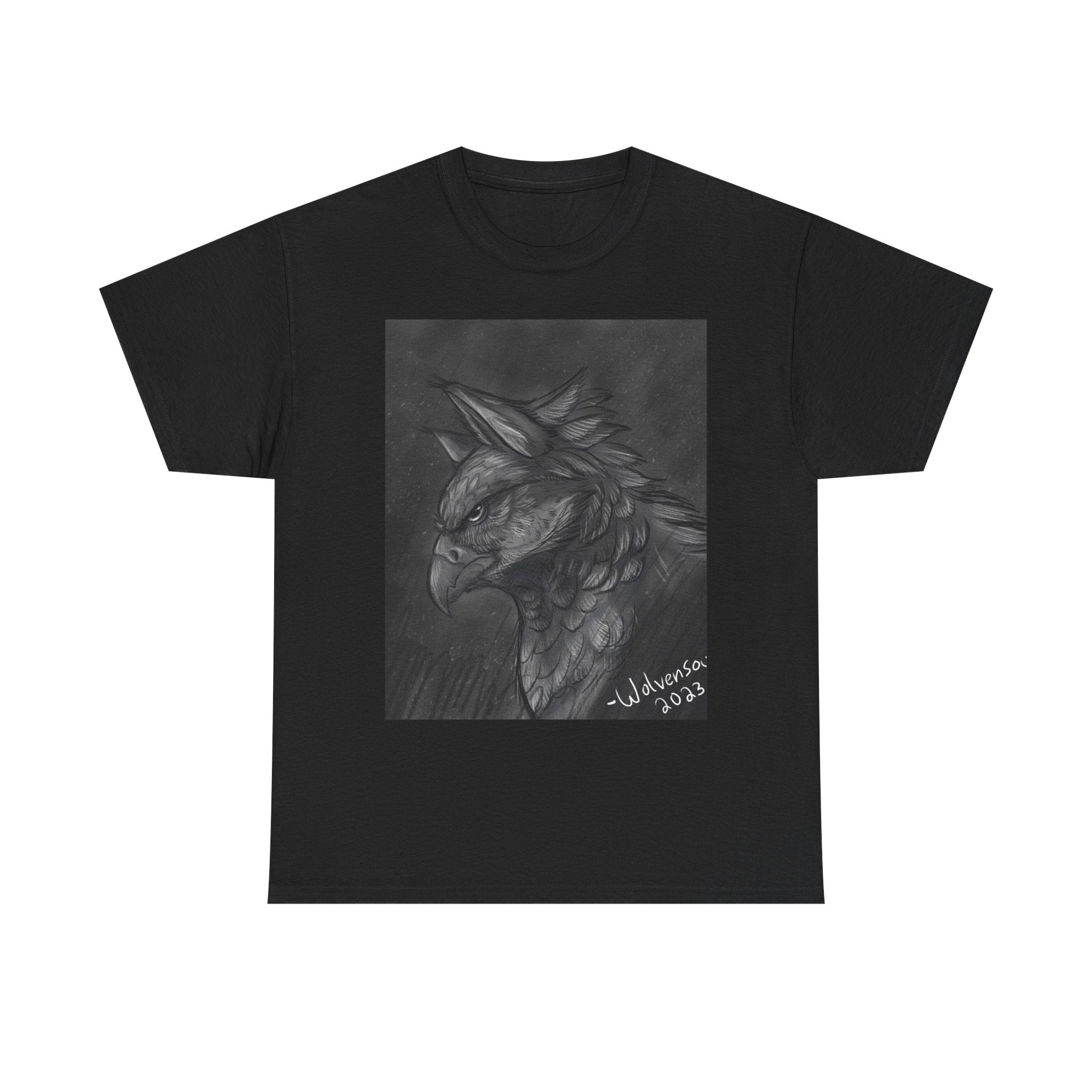 Gryphon BW heavy Unisex Adult Cotton Tee